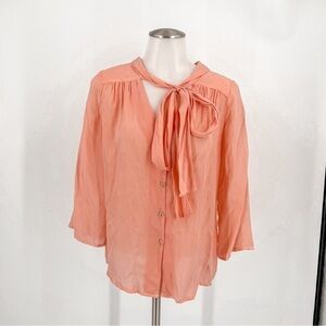 Corey Lynn Calter peach top